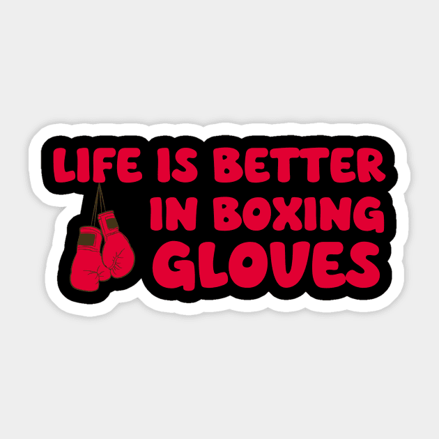 Boxing Dad | Boxing Gloves Sticker by ZiaZiaShop